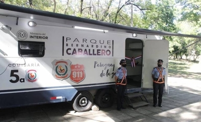 Diario HOY | Inauguran comisaría móvil en el Parque Caballero: prometen dotación policial 24/7