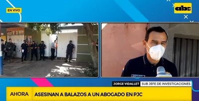 Asesinan a balazos a abogado frente a la casa de su padre en Pedro Juan