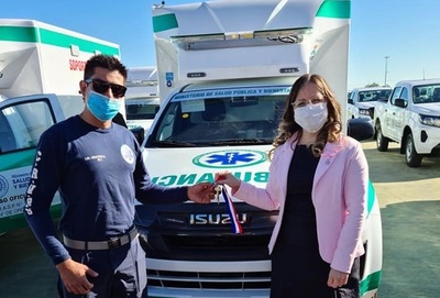 V Región Sanitaria recibió 2 nuevas ambulancias - Noticiero Paraguay