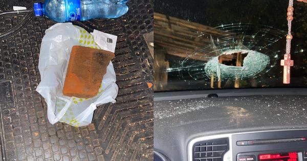 Violento intento de robo en CDE: “Me tiraron la mitad de un ladrillo”