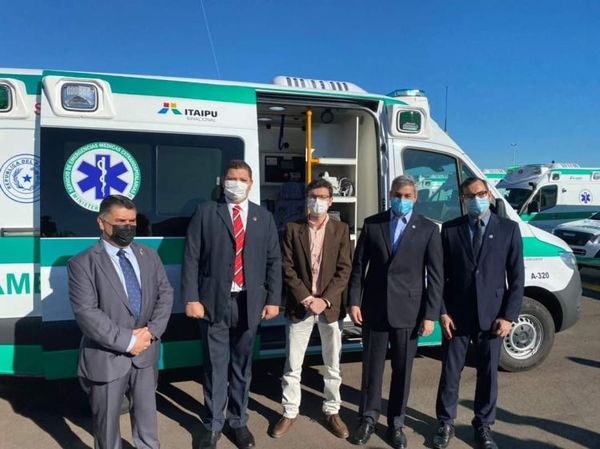 Marito entrega ambulancia UTI sin profesionales terapistas para Amambay