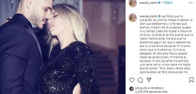 Fin del drama: Wanda Nara confirmó su reconciliación con Mauro Icardi  - Mundo - ABC Color