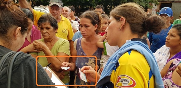 COMPRA de VOTOS y CÉDULA en campaña de Lilian de Aguinagalde..?
