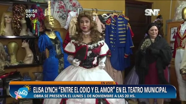 Elisa Lynch "Entre el odio y el amor" en el Teatro Municipal - SNT