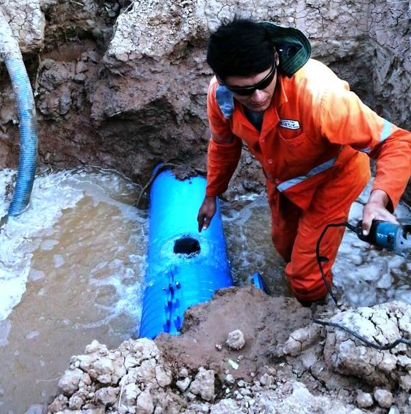 Agua del acueducto del Chaco llega por primera vez hasta Mariscal Estigarribia - .::Agencia IP::.