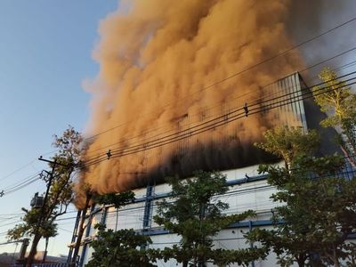 Emergencia mayor por incendio en frigorífico