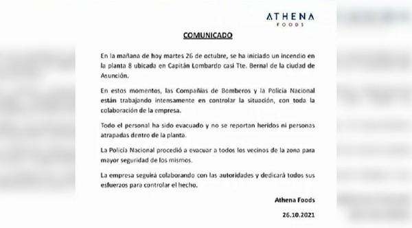 Frigorífico confirma que todo el personal fue evacuado y que no hay heridos ni atrapados – Prensa 5