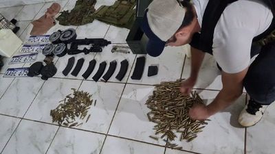 Incautan armas, municiones y vehículos en Pedro Juan Caballero