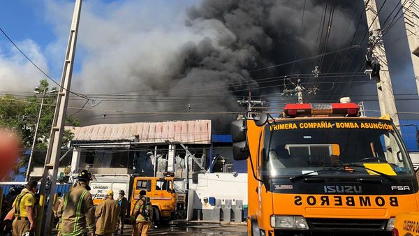 Tres bomberos se descompensaron por intensos trabajos en frigorífico