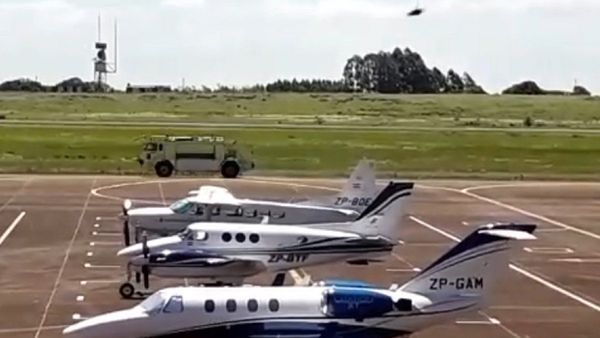 Susto en el Aeropuerto Guaraní tras desperfecto mecánico de avioneta