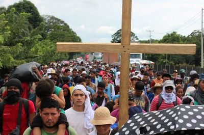 Caravana migrante descansa y sana heridas en el sur de México - Mundo - ABC Color