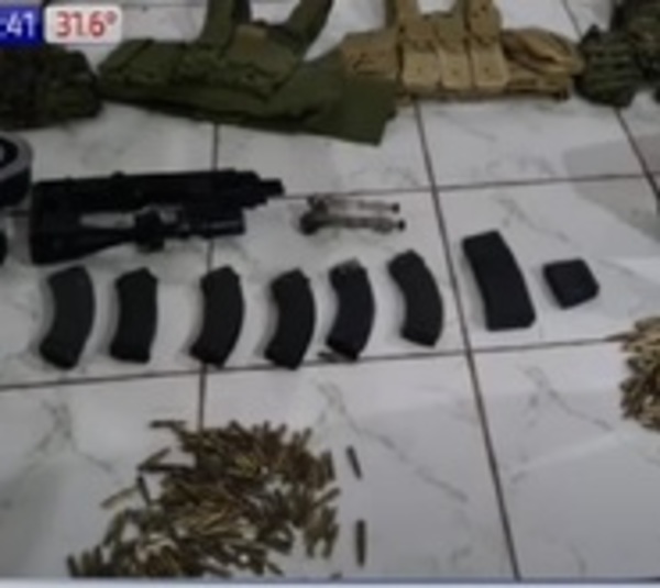 Caso cuádruple crimen: Incautan armas y vehículos en Pedro Juan - Paraguay.com