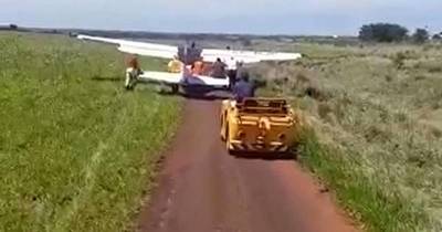 La Nación / Aterrizaje forzoso en aeropuerto Guaraní, pasajera y piloto resultaron ilesos