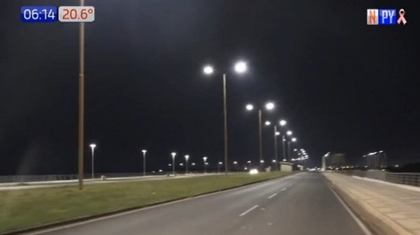 Finalmente reponen luces en Costanera Norte | Noticias Paraguay