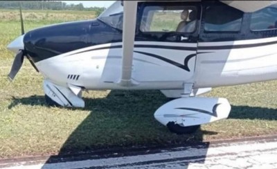 Falla en tren de aterrizaje fue causante del incidente de una avioneta