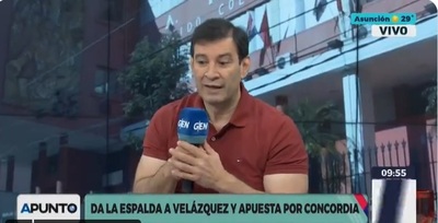 Ovelar: “Velázquez puede ser un buen presidente de la ANR, pero no alcanza para ser presidente de la República” - ADN Digital