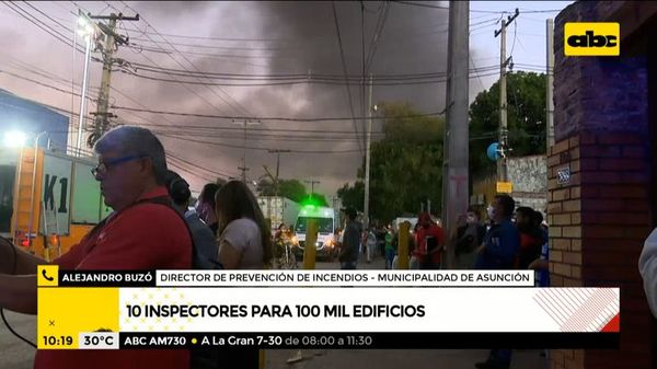Asunción tiene solo 10 inspectores para verificar 100.000 edificios - A la gran 730 - ABC Color