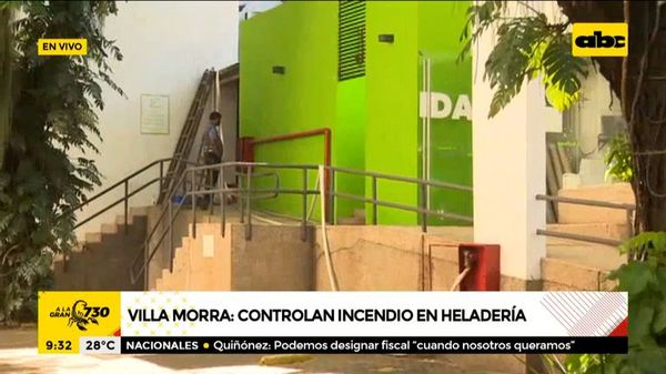 Controlan incendio en heladería de Villa Morra - A la gran 730 - ABC Color
