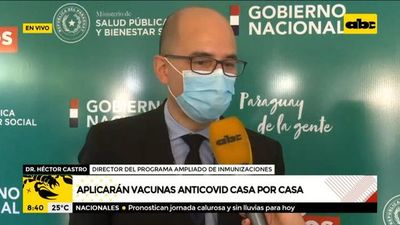 Aplicarán vacunas anticovid casa por casa en el interior - A la gran 730 - ABC Color