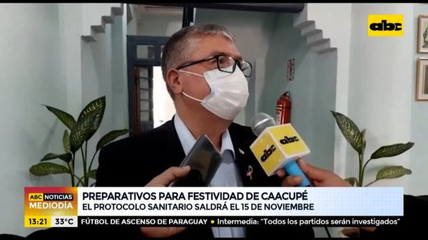 Protocolo sanitario para festividad de Caacupé se divulgará el 15 de noviembre - ABC Noticias - ABC Color