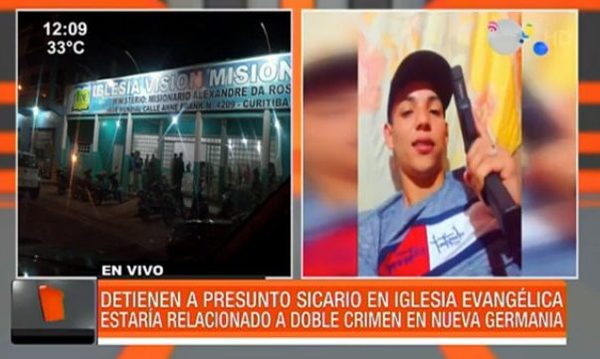 Detienen a presunto sicario en iglesia evangélica | Telefuturo