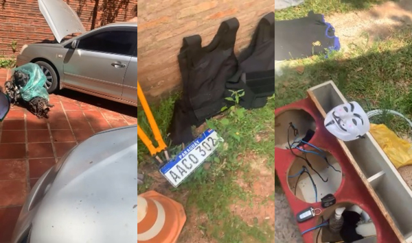 Villa Elisa: Incautan 4 vehículos que aparentemente se iban a utilizar en un atraco importante | Ñanduti