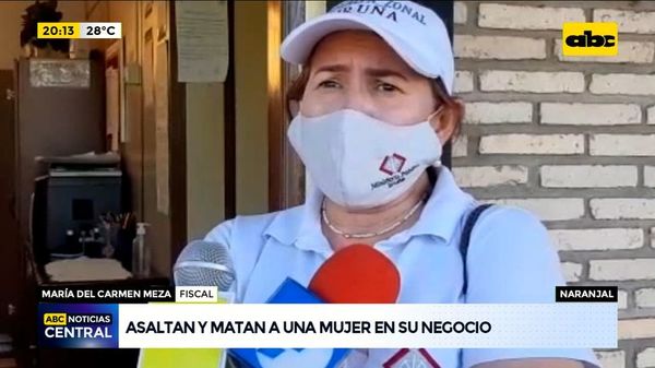 Asesinan de seis puñaladas a una comerciante en Alto Paraná - ABC Noticias - ABC Color