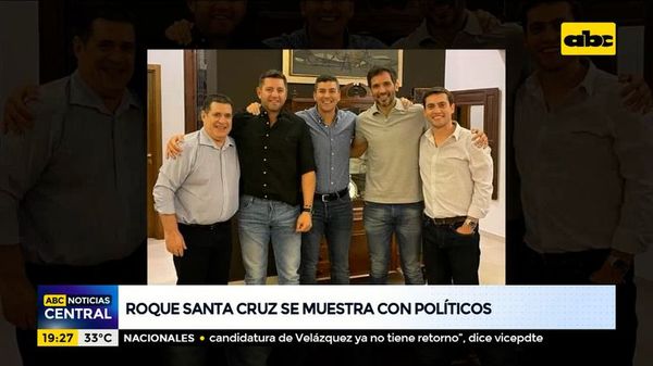 Roque Santacruz y la polémica foto grupal - ABC Noticias - ABC Color