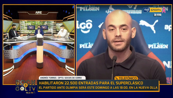 Andrés Torres - Dpto. de socios de Cerro Porteño
