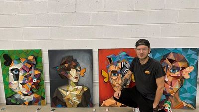 El arte devuelve un poco de vida a los locales vacíos de Nueva York