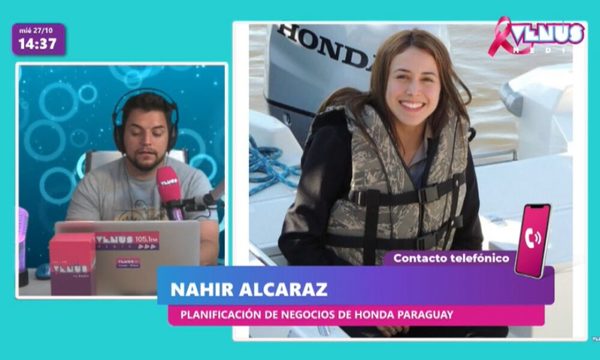 Caravana Octubre Rosa de las Ladies Rieders de Honda Paraguay
