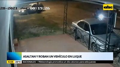 Asaltan y roban un vehículo en Luque - ABC Noticias - ABC Color