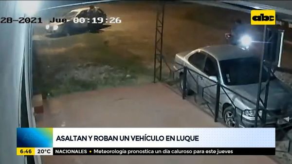 Asaltan y roban un vehículo en Luque - ABC Noticias - ABC Color