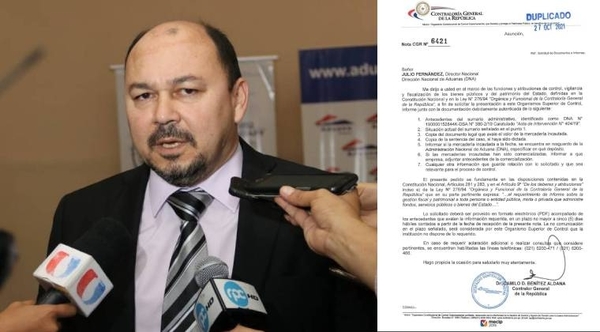 Diario HOY | Contraloría pide informes a Aduanas tras denuncia del senador Arévalo