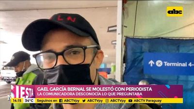 La molestia de Gael García Bernal con periodista - Ensiestados - ABC Color