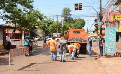 Retiran reductores de velocidad en la Avda. San José de CDE