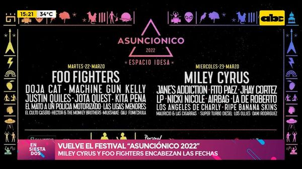 Anuncian nueva edición del Asuncionico, que tendrá lugar en dos fechas el 22 y el 23 de marzo - Ensiestados - ABC Color