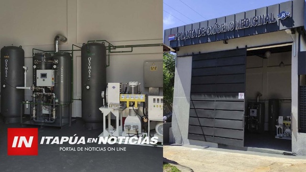 PLANTA DE OXÍGENO: FALTA POCO PARA SU HABILITACIÓN. - Itapúa Noticias