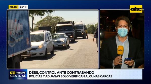 Simulan control de vehículos y camiones a través de denuncias por contrabando - ABC Noticias - ABC Color