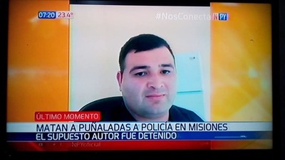 Villa Florida; suboficial de la policía muere al recibir una puñalada en el corazón