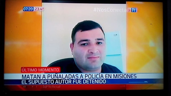 Villa Florida; suboficial de la policía muere al recibir una puñalada en el corazón