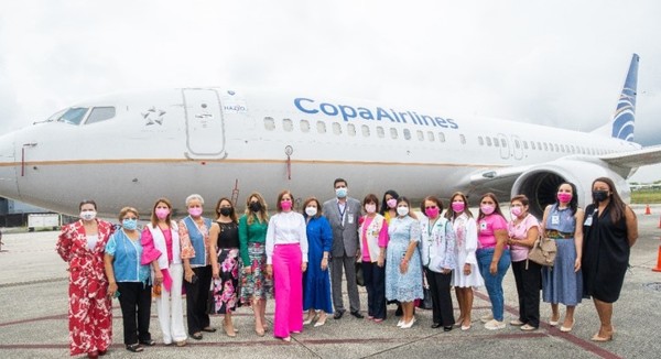 Copa Airlines se suma a la campaña de prevención del cáncer de mama a todo el continente