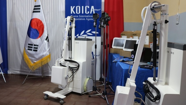 Koica entregó equipamiento al Hospital Distrital de Limpio