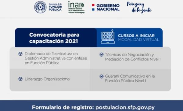 LA Secretaría de la Función Pública ofrece cursos de capacitación en modalidad virtual
