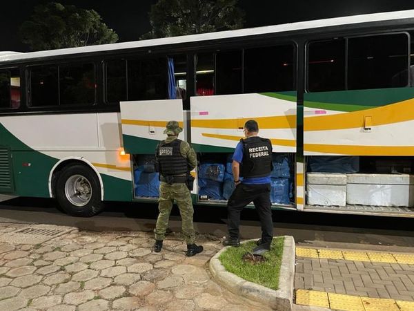 Suman a 200 los buses incautados en Brasil con compras realizadas en CDE