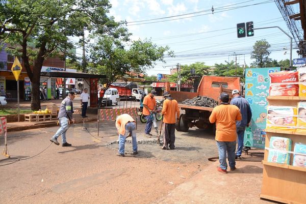 Retiran lomadas innecesarias de la avenida San José de CDE - La Clave