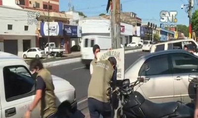 Despejan veredas en zona de la avenida Eusebio Ayala - SNT