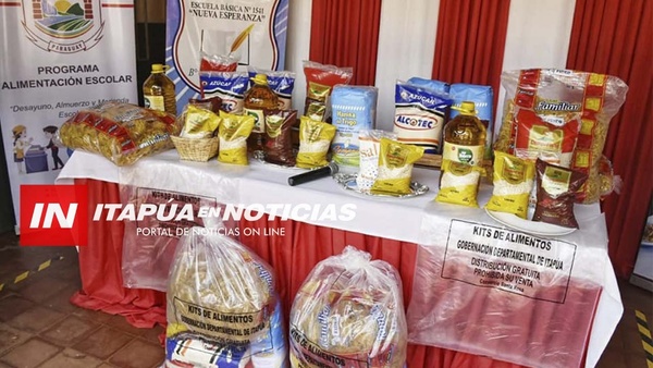 ANUNCIAN QUE HABRÁ UNA 7MA ENTREGA DE KITS DE ALMUERZO DESDE LA GOBERNACIÓN. - Itapúa Noticias