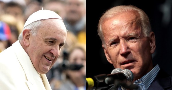El papa Francisco le dijo a Joe Biden que puede seguir recibiendo la comunión pese a estar a favor del aborto - SNT