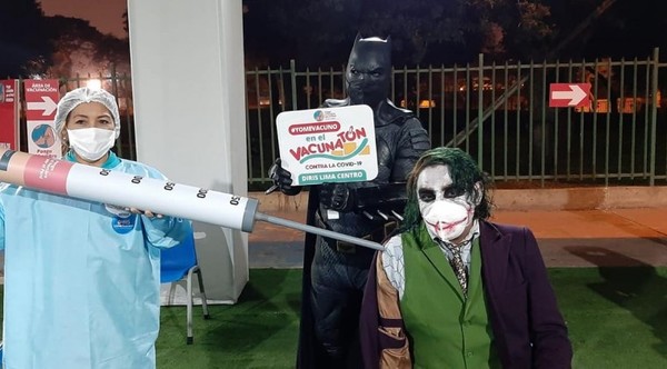 Perú incentiva vacunación de adolescentes con temática de Halloween